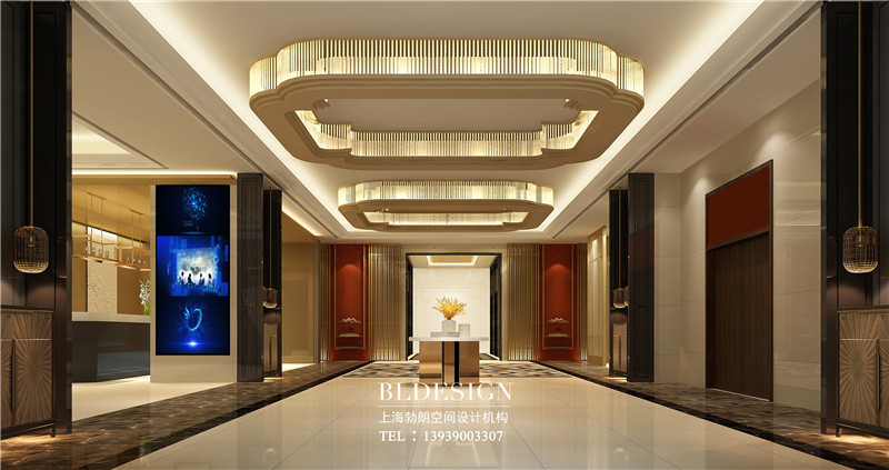郑州大河锦悦标准四星级酒店大堂改造设计装修方案