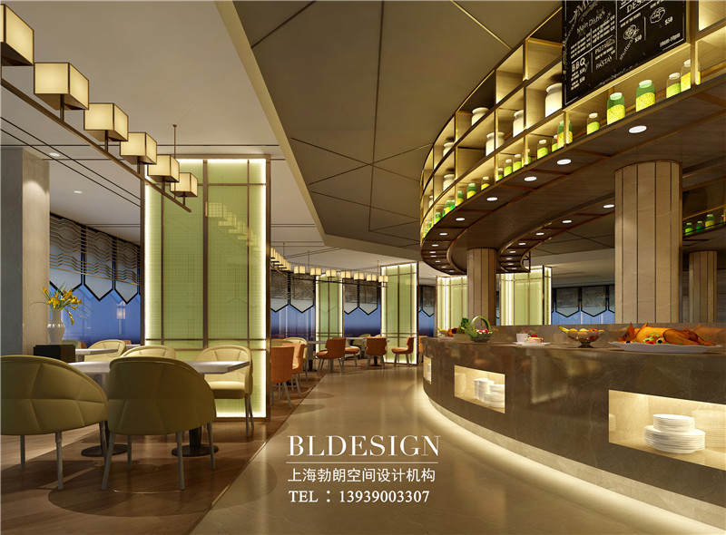 郑州大河锦悦标准四星级酒店餐厅改造设计装修方案