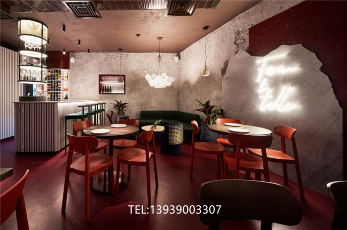 郑州餐厅设计公司推荐工业风餐厅酒吧设计案例