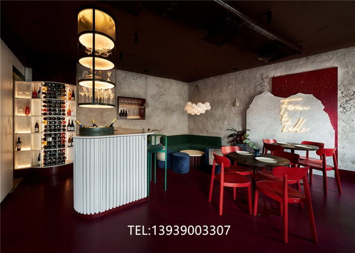 郑州餐厅设计公司推荐工业风餐厅酒吧设计案例