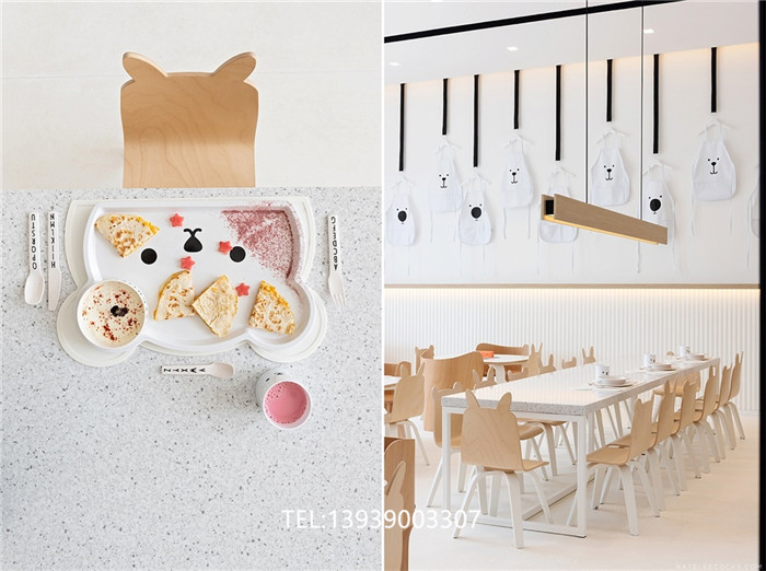河南专业餐饮设计公司分享白熊儿童主题餐厅设计