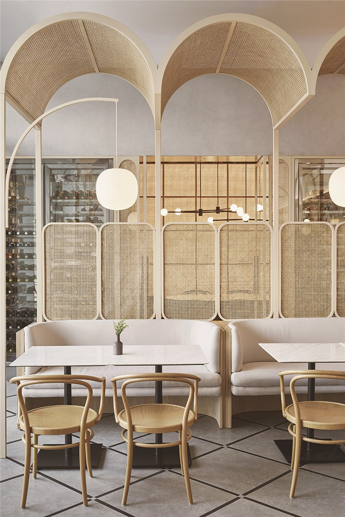 河南知名餐饮设计公司推荐法式融合西餐厅设计方案