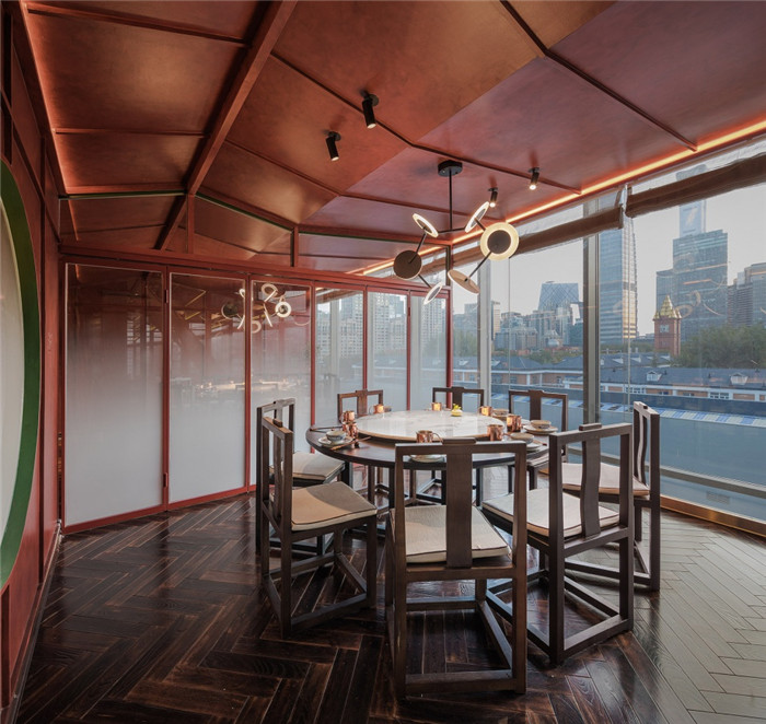 京味儿十足的新中式特色主题餐厅包房设计方案说明