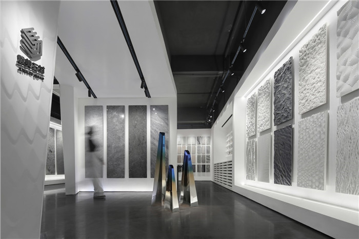 专为设计师打造的陨石主题石材展厅设计方案