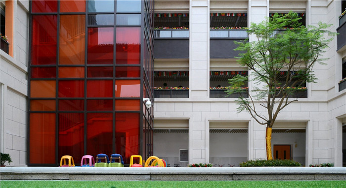 郑州最专业的幼儿园设计公司分享梅沙国际幼儿园建筑外观设计方案