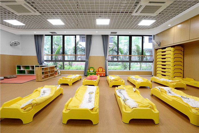 郑州最专业的幼儿园设计公司分享梅沙国际幼儿园午休室设计方案