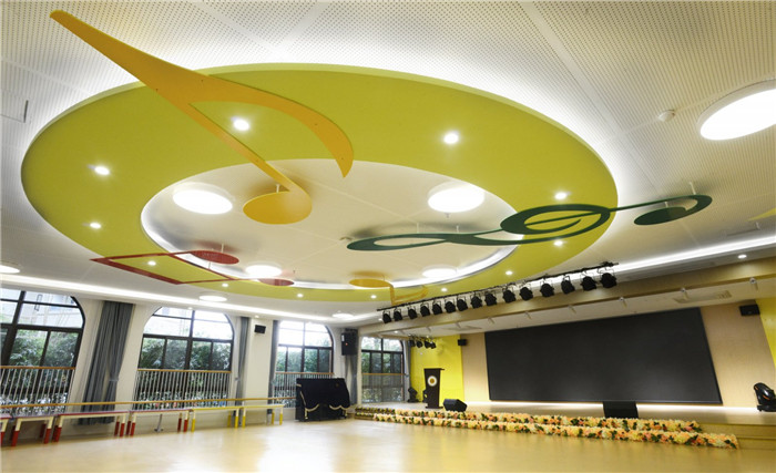 郑州最专业的幼儿园设计公司分享梅沙国际幼儿园音体室设计方案