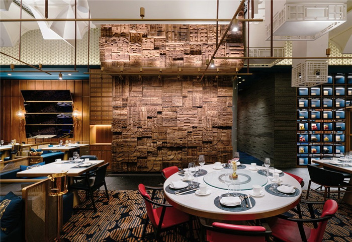 以北京文化为主题的全聚德创意烤鸭店餐厅装修设计案例