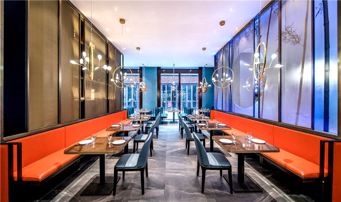 特色中餐厅设计   西安东坡酒楼创意中餐厅装修实景图