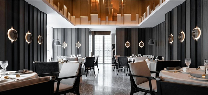勃朗专业料理餐厅设计公司推荐上海喜粤8号餐厅设计