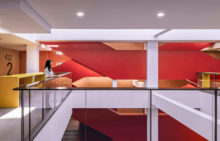 清华大学第四教学楼设计  真维斯楼设计实景图