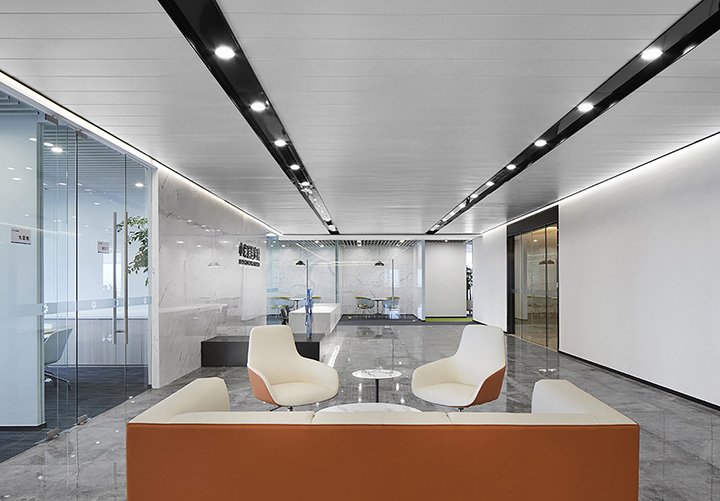 现代极简风重庆小米金融办公设计方案