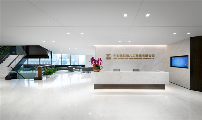 高效简洁大气的工程承包集团总部办公设计方案