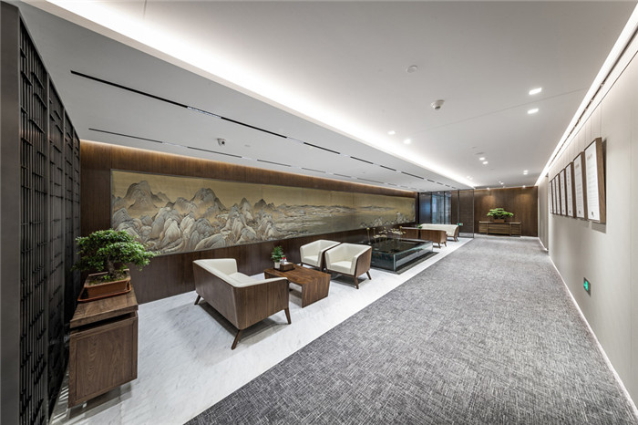 高效简洁大气的工程承包集团总部办公设计方案