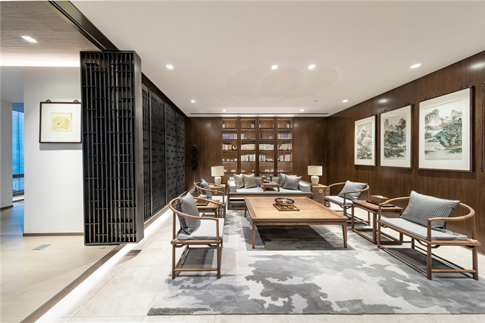 高效简洁大气的工程承包集团总部办公设计方案