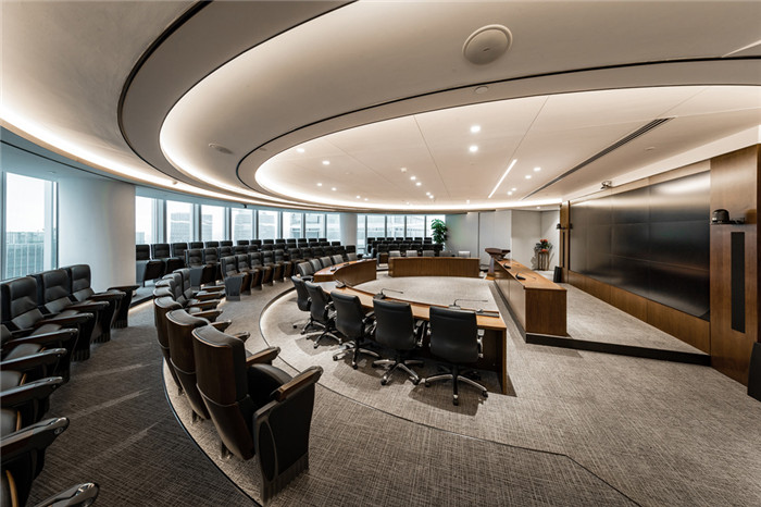 高效简洁大气的工程承包集团总部办公设计方案