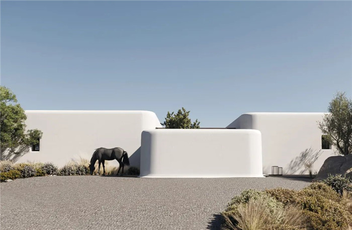 希腊Kalesma现代主义侘寂风度假酒店设计案例