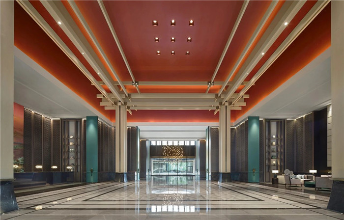 新中式奢华酒店设计   南湖宾馆大厅改造设计方案