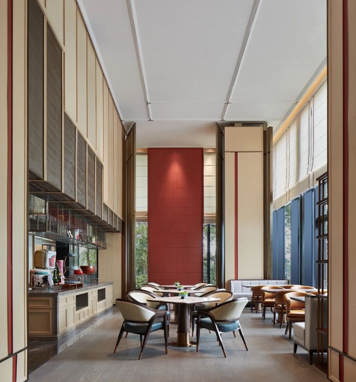 新中式奢华酒店设计   南湖宾馆大堂吧改造设计方案