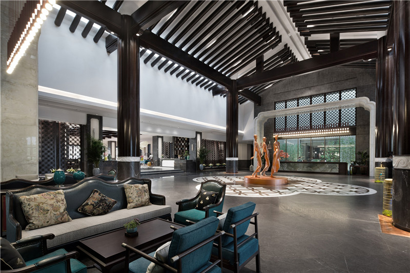 湘家荡君澜民国风度假酒店设计案例赏析 湘家荡君澜民国风度假酒店设计案例赏析