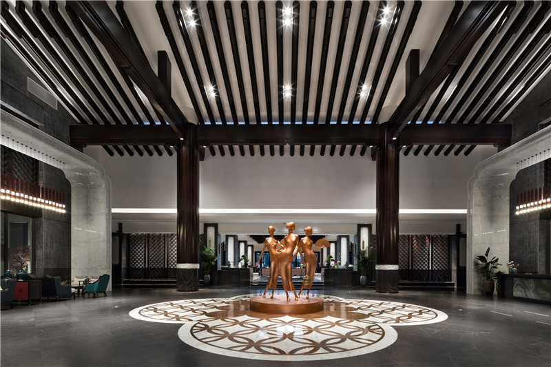 湘家荡君澜民国风度假酒店设计案例赏析 湘家荡君澜民国风度假酒店设计案例赏析