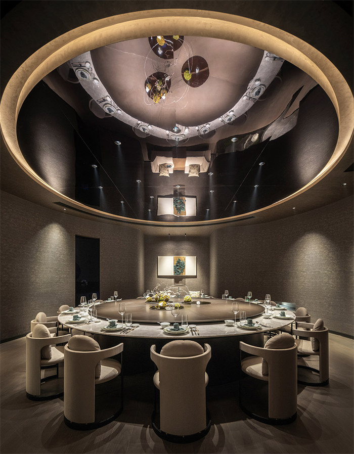 现代游园艺术  杭州西湖塔宴中餐厅设计赏析