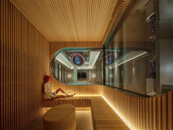 未来科幻主题汤泉洗浴会所装修设计方案