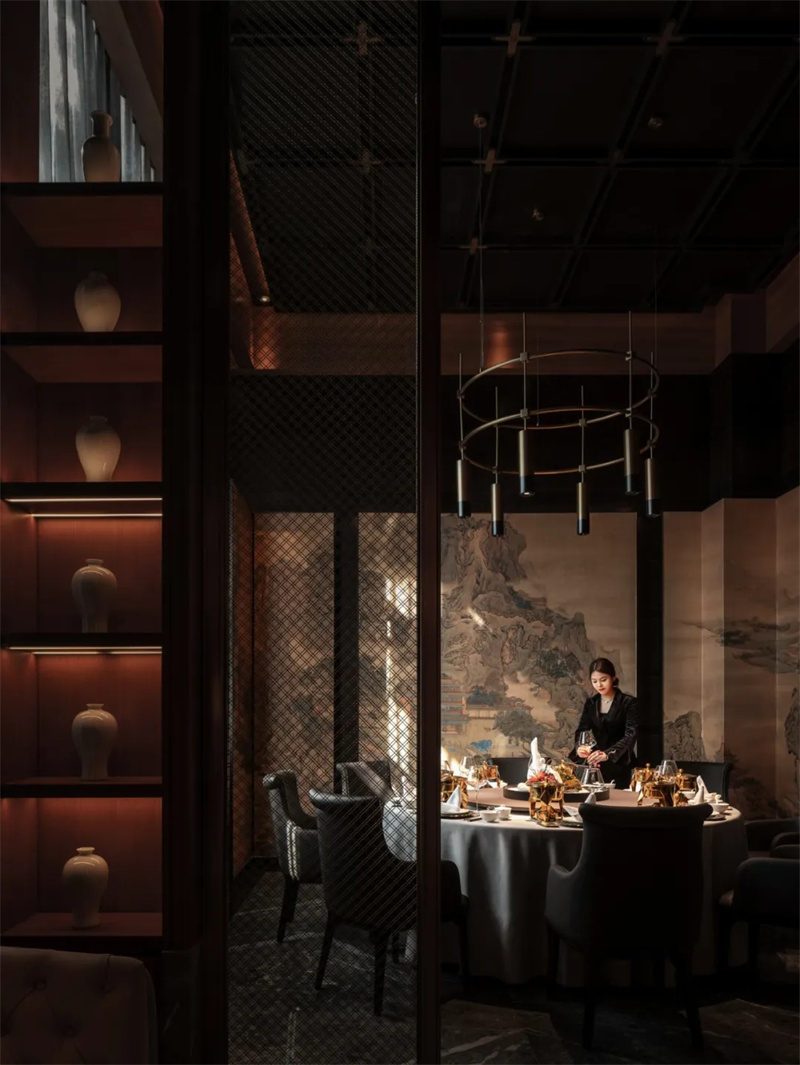 中西合璧  沈阳丽雅臻炉高端商务餐厅设计