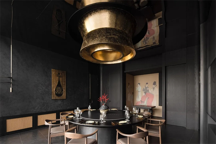 以名画为底色   深圳蟹仙画宴中餐厅设计