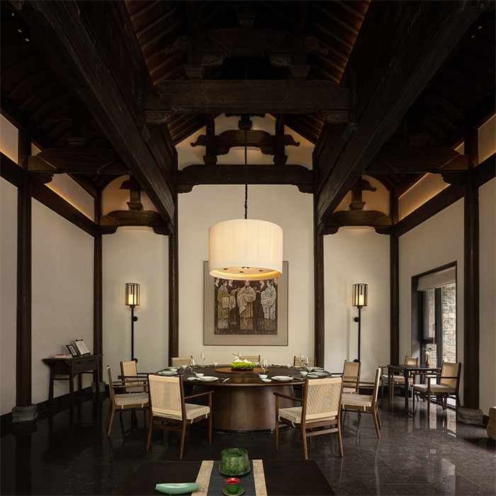 百年古建筑改造餐厅  合肥和园园林餐厅装修设计