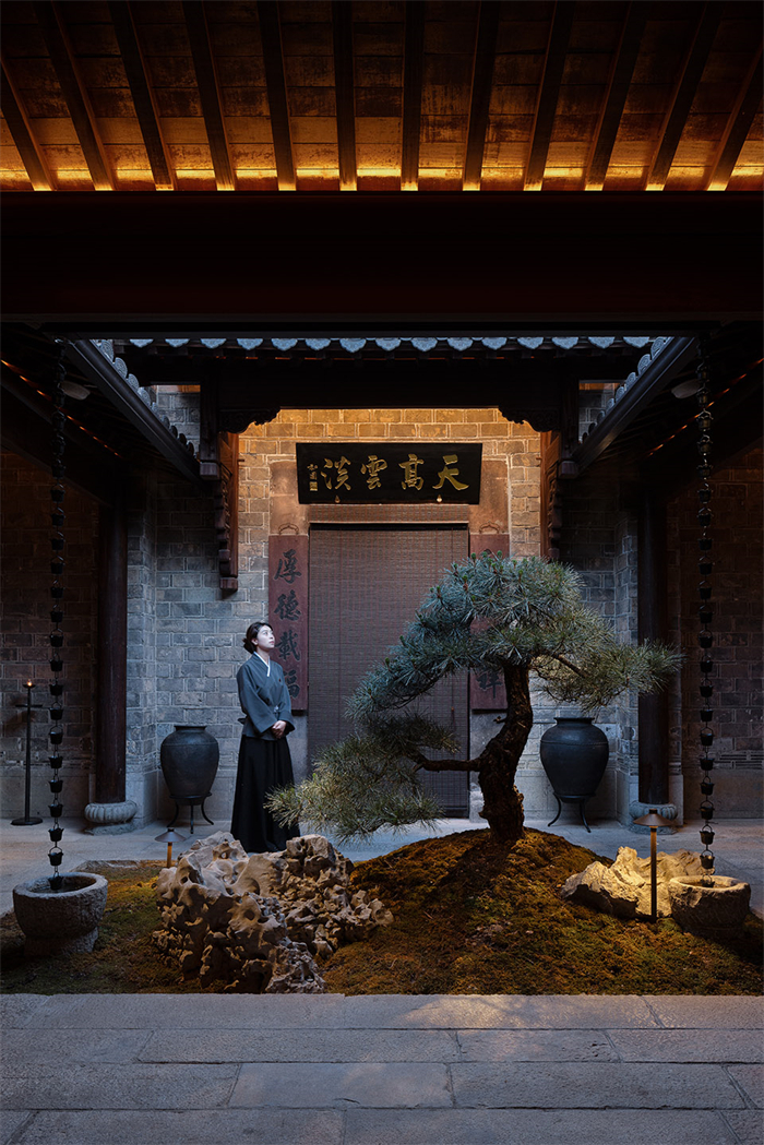 百年古建筑改造餐厅  合肥和园园林餐厅装修设计